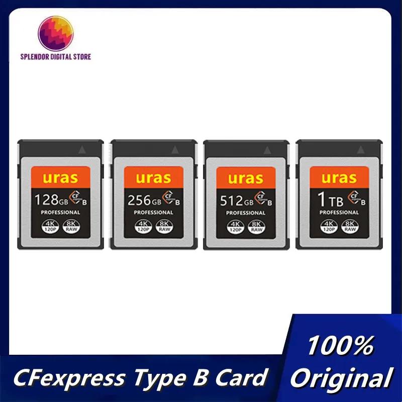  CFexpress B Ÿ ޸ ī, Z8 Z9  SLR ī޶, RAW 8K 4K , 128GB, 256GB, 512GB, 1TB CFE ޸ ī